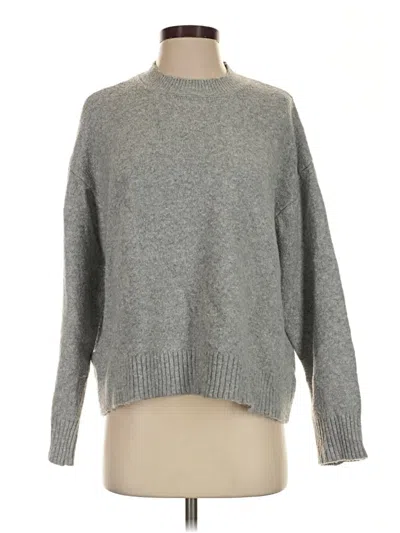 Pre-owned Mng Pullover Sweater In Gray