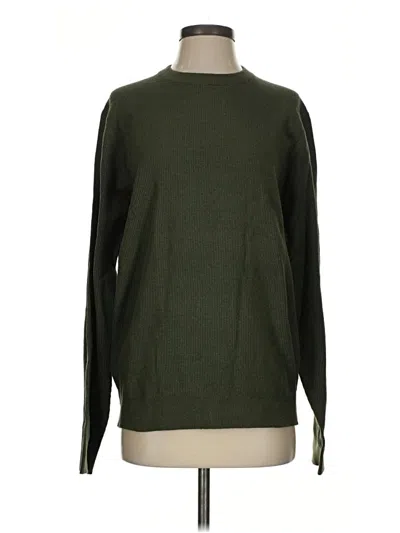 Pre-owned Mng Pullover Sweater In Green