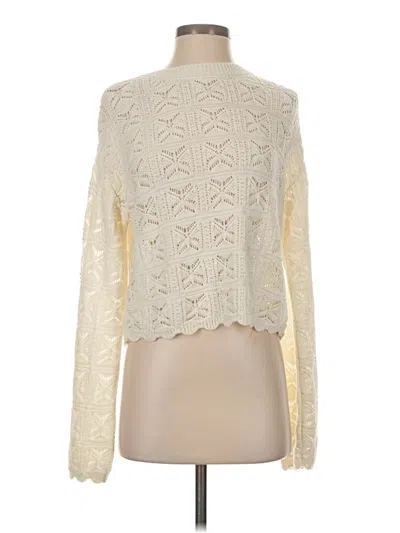 Pre-owned Mng Pullover Sweater In Ivory
