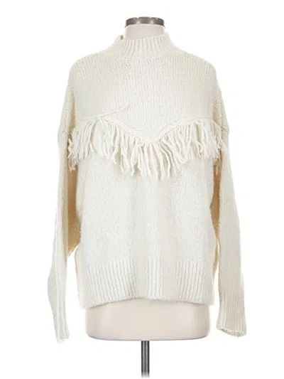 Pre-owned Mng Pullover Sweater In Ivory