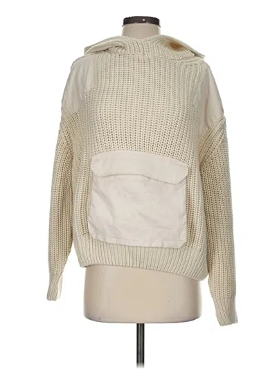 Pre-owned Mng Pullover Sweater In Ivory