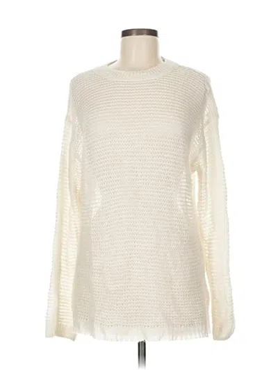 Pre-owned Mng Pullover Sweater In Ivory