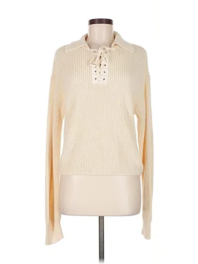 Pre-owned Mng Pullover Sweater In Ivory