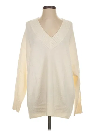 Pre-owned Mng Pullover Sweater In Ivory