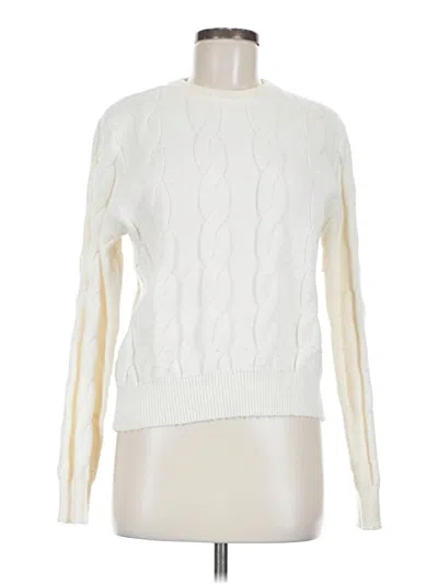 Pre-owned Mng Pullover Sweater In Ivory