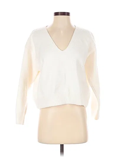Pre-owned Mng Pullover Sweater In Ivory