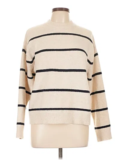 Pre-owned Mng Pullover Sweater In Ivory