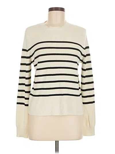 Pre-owned Mng Pullover Sweater In Ivory