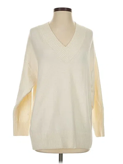 Pre-owned Mng Pullover Sweater In Ivory
