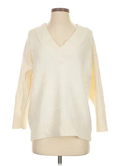 Pre-owned Mng Pullover Sweater In Ivory