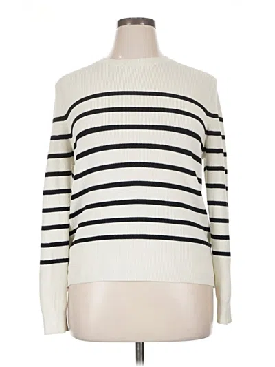 Pre-owned Mng Pullover Sweater In Ivory