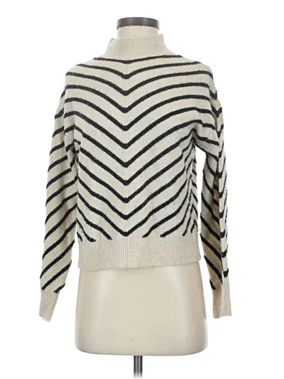 Pre-owned Mng Pullover Sweater In Ivory