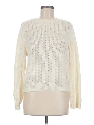 Pre-owned Mng Pullover Sweater In Ivory