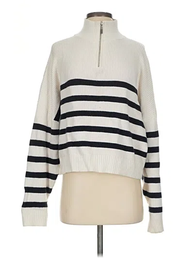 Pre-owned Mng Pullover Sweater In Ivory