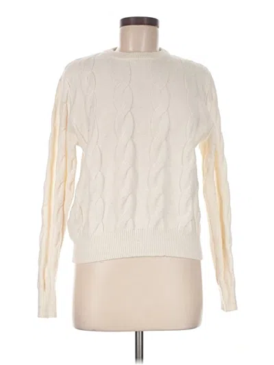 Pre-owned Mng Pullover Sweater In Ivory