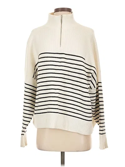 Pre-owned Mng Pullover Sweater In Ivory
