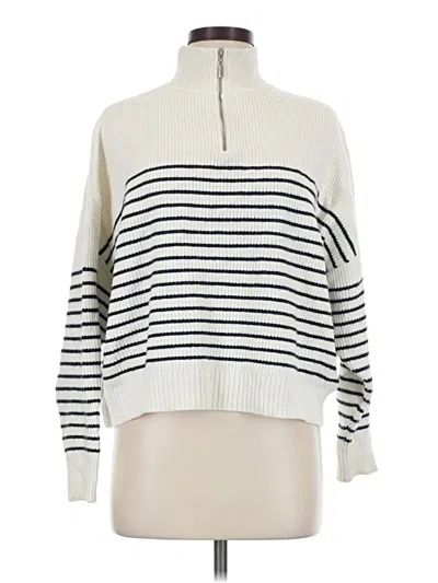 Pre-owned Mng Pullover Sweater In Ivory