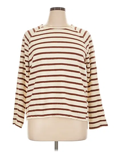 Pre-owned Mng Pullover Sweater In Ivory