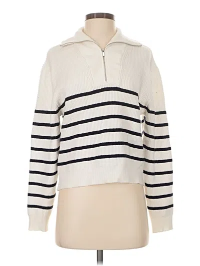Pre-owned Mng Pullover Sweater In Ivory