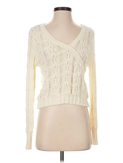 Pre-owned Mng Pullover Sweater In Ivory