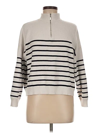 Pre-owned Mng Pullover Sweater In Ivory