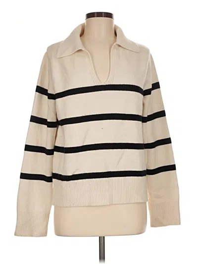 Pre-owned Mng Pullover Sweater In Ivory