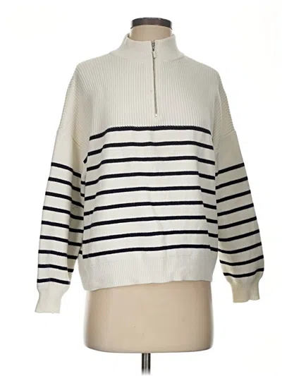 Pre-owned Mng Pullover Sweater In Ivory