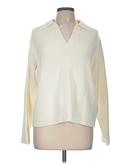 Pre-owned Mng Pullover Sweater In Ivory