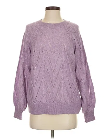 Pre-owned Mng Pullover Sweater In Purple
