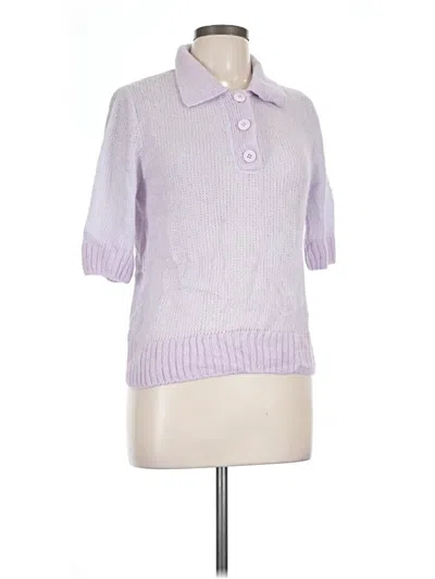 Pre-owned Mng Pullover Sweater In Purple
