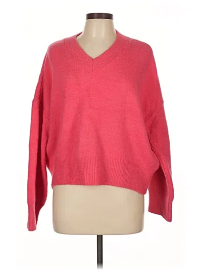 Pre-owned Mng Pullover Sweater In Red