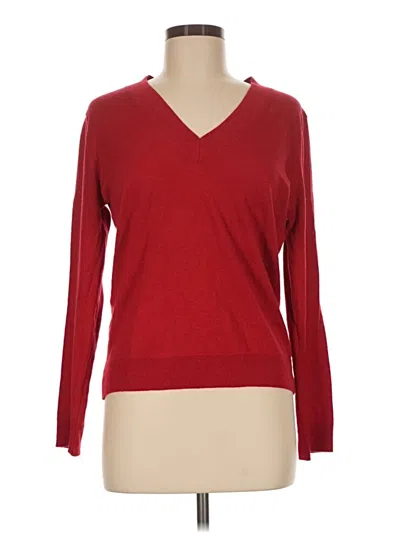 Pre-owned Mng Pullover Sweater In Red
