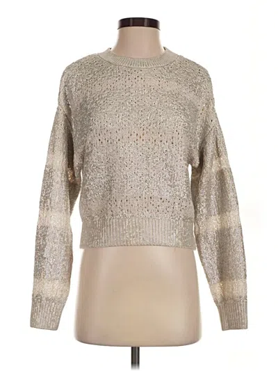 Pre-owned Mng Pullover Sweater In Silver