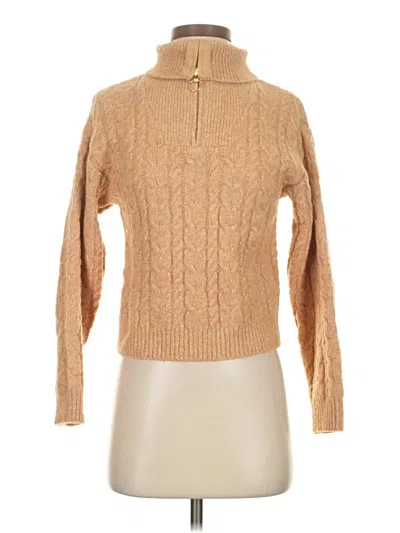 Pre-owned Mng Pullover Sweater In Tan