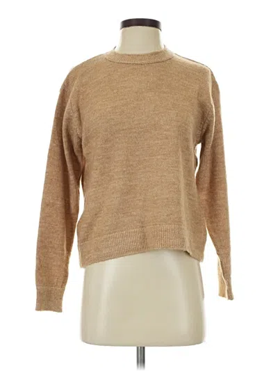 Pre-owned Mng Pullover Sweater In Tan