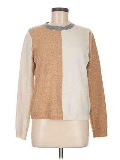 Pre-owned Mng Pullover Sweater In Tan