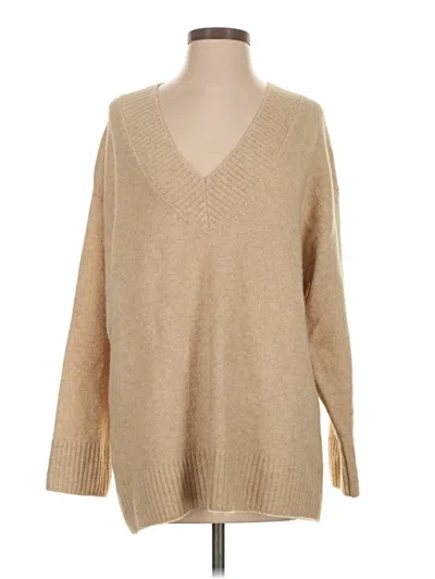 Pre-owned Mng Pullover Sweater In Tan