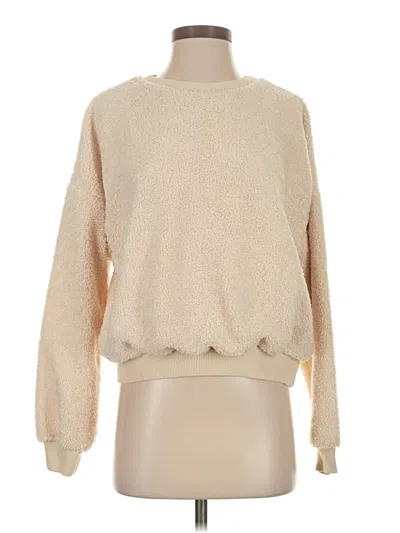 Pre-owned Mng Pullover Sweater In Tan