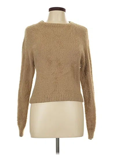 Pre-owned Mng Pullover Sweater In Tan
