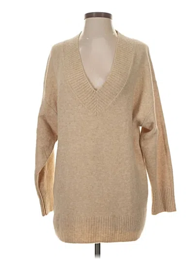 Pre-owned Mng Pullover Sweater In Tan