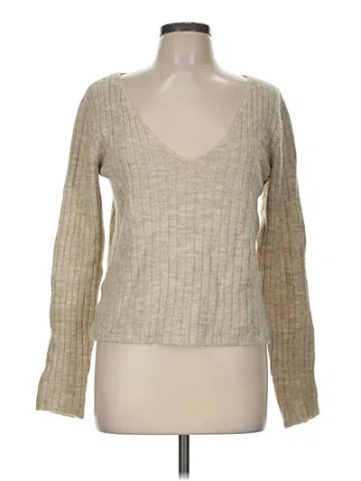 Pre-owned Mng Pullover Sweater In Tan