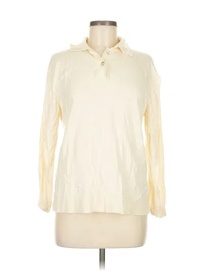 Pre-owned Mng Pullover Sweater In White