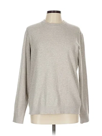 Pre-owned Mng Pullover Sweater In White