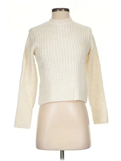 Pre-owned Mng Pullover Sweater In White
