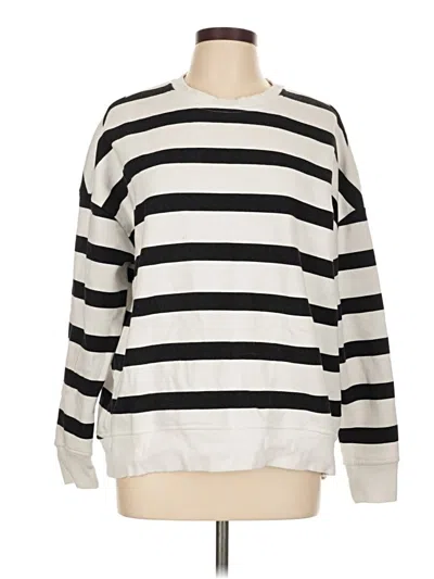 Pre-owned Mng Pullover Sweater In White