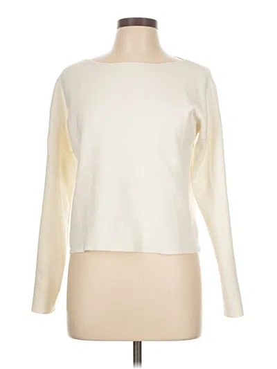 Pre-owned Mng Pullover Sweater In White