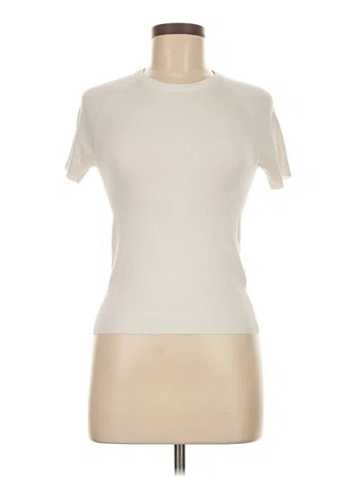 Pre-owned Mng Pullover Sweater In White
