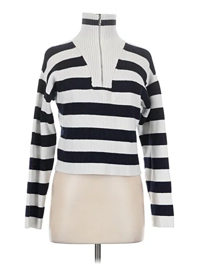 Pre-owned Mng Pullover Sweater In White