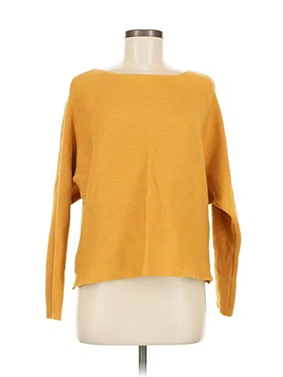 Pre-owned Mng Pullover Sweater In Yellow