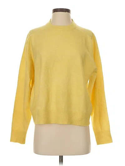 Pre-owned Mng Pullover Sweater In Yellow